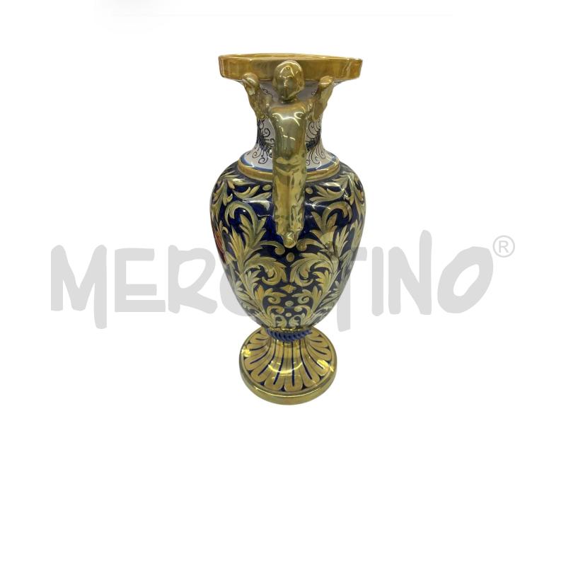 VASO ROBBIA GUALDO TADINO ITALY H.40 CM BASE SBECCATA  | Mercatino dell'Usato Molfetta 2