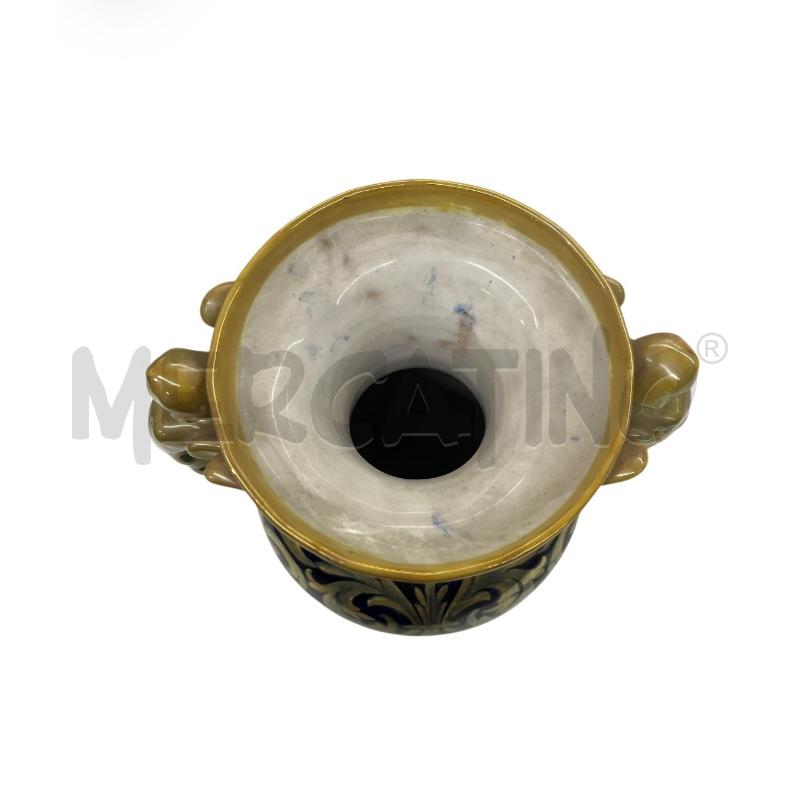 VASO ROBBIA GUALDO TADINO ITALY H.40 CM BASE SBECCATA  | Mercatino dell'Usato Molfetta 3