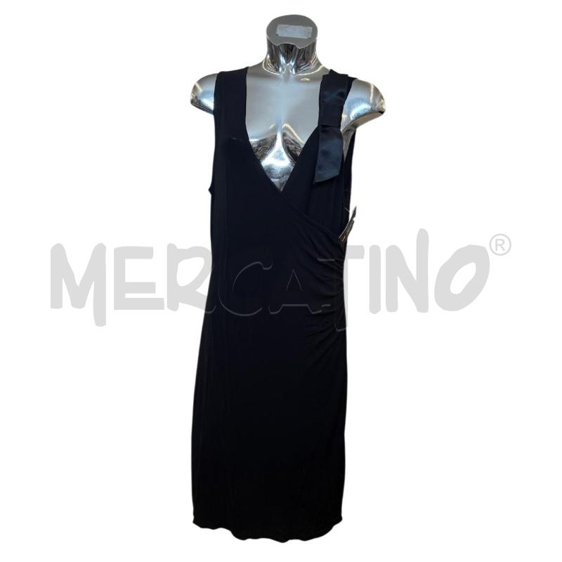 VESTITO DONNA BLUGIRL BLUMARINE NERO FIOCCO RASO | Mercatino dell'Usato Molfetta 1