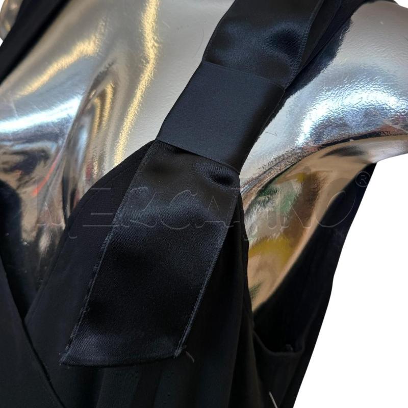 VESTITO DONNA BLUGIRL BLUMARINE NERO FIOCCO RASO | Mercatino dell'Usato Molfetta 2