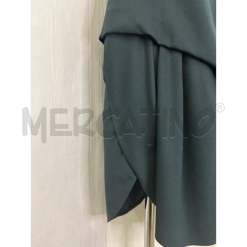VESTITO DONNA CARVEN VERDONE DRAPPEGGIO LATERALE | Mercatino dell'Usato Molfetta 2