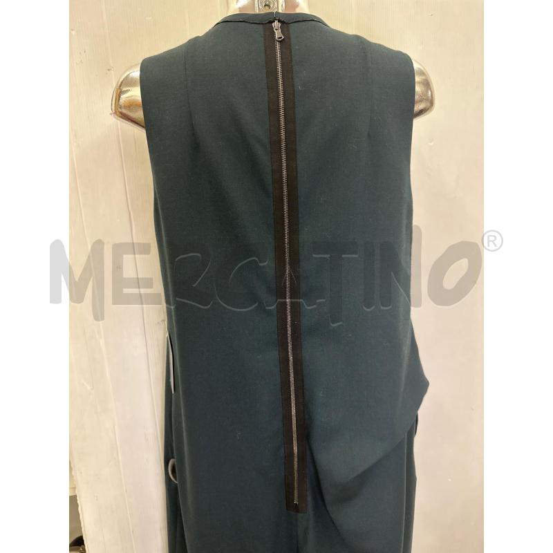 VESTITO DONNA CARVEN VERDONE DRAPPEGGIO LATERALE | Mercatino dell'Usato Molfetta 3