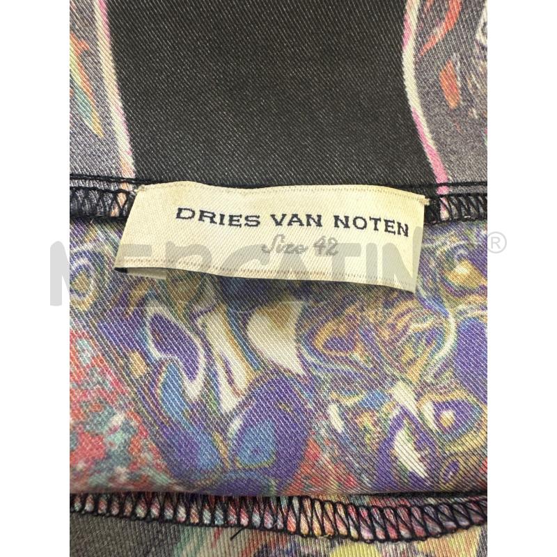 VESTITO DONNA DRIES VAN NOTEN FANTASIA COLORATA SETA | Mercatino dell'Usato Molfetta 4