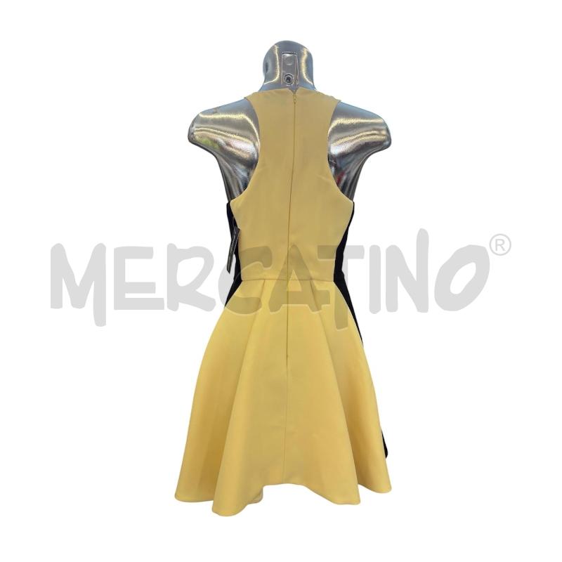 VESTITO DONNA ELIBETTA FRANCHI GIALLO FASCE NERO | Mercatino dell'Usato Molfetta 2