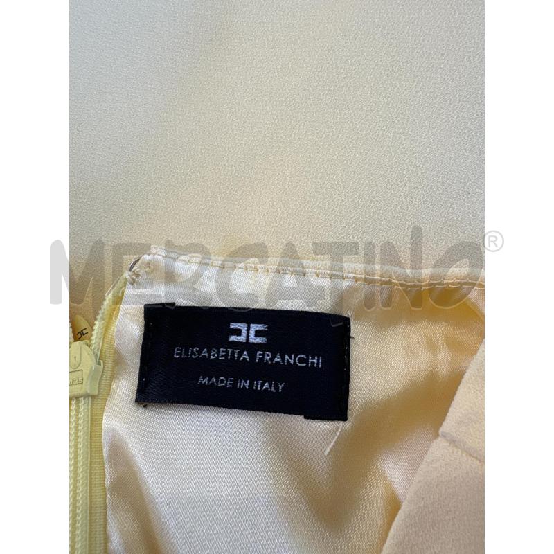 VESTITO DONNA ELIBETTA FRANCHI GIALLO FASCE NERO | Mercatino dell'Usato Molfetta 3