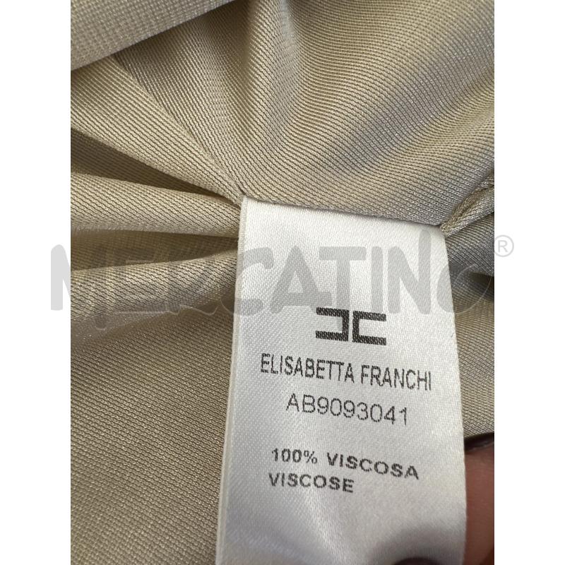 VESTITO DONNA ELISABETTA FRANCHI BEIGE | Mercatino dell'Usato Molfetta 5