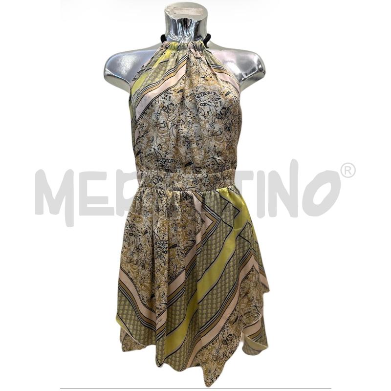 VESTITO DONNA ELISABETTA FRANCHI BEIGE GIALLO  | Mercatino dell'Usato Molfetta 1