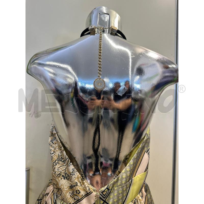 VESTITO DONNA ELISABETTA FRANCHI BEIGE GIALLO  | Mercatino dell'Usato Molfetta 3