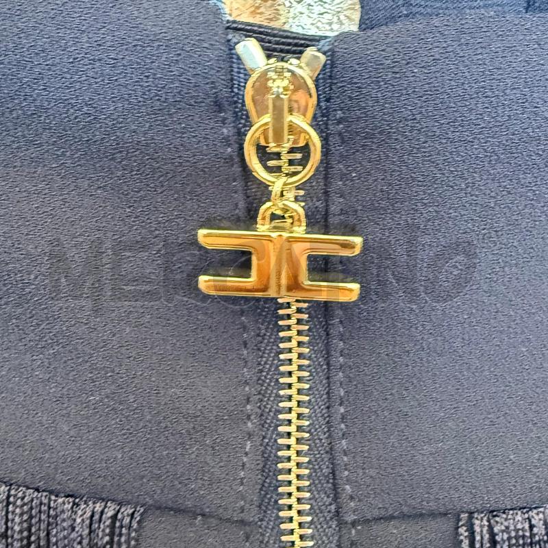 VESTITO DONNA ELISABETTA FRANCHI BLU FRANGE PAILETTE | Mercatino dell'Usato Molfetta 5