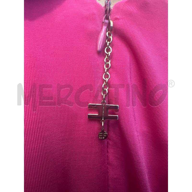 VESTITO DONNA ELISABETTA FRANCHI FUCSIA+CINTURA | Mercatino dell'Usato Molfetta 4