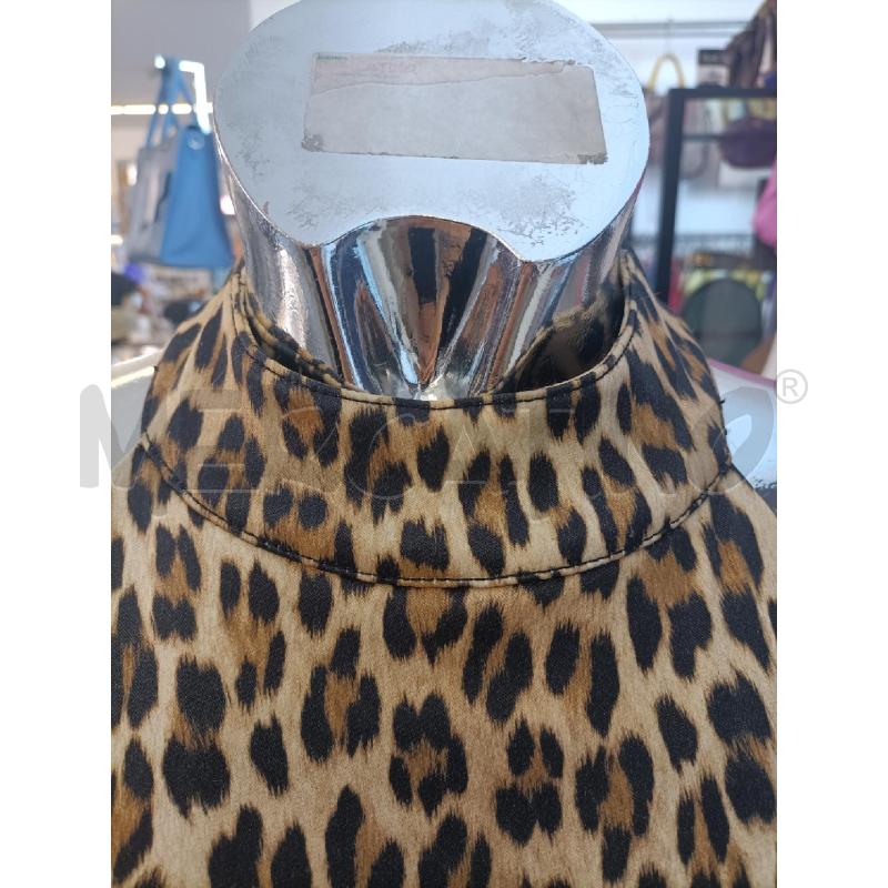 VESTITO DONNA ELISABETTA FRANCHI MARRONE MACULATO CINTO DORATO | Mercatino dell'Usato Molfetta 5