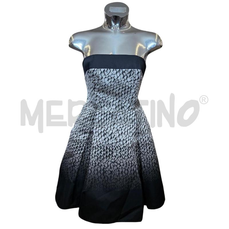 VESTITO DONNA ELISABETTA FRANCHI NERO BIANCO | Mercatino dell'Usato Molfetta 1