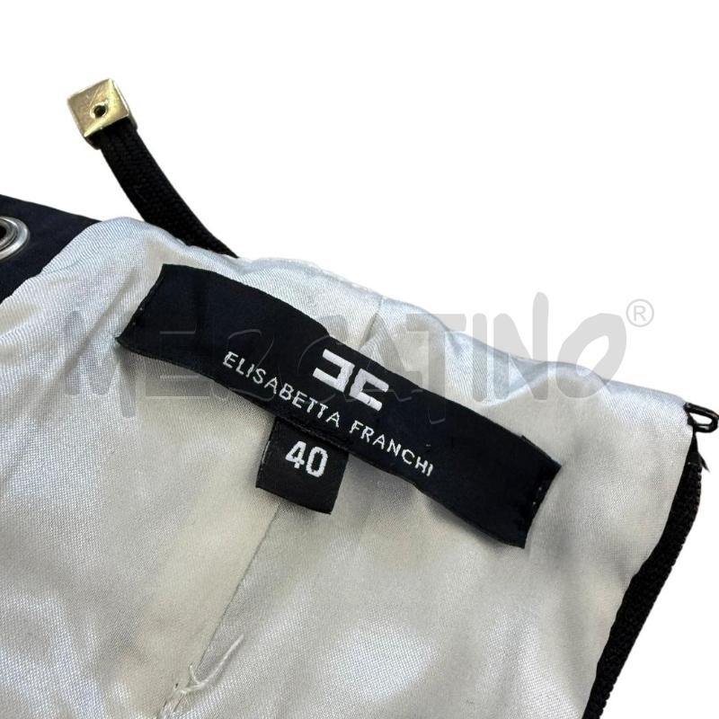 VESTITO DONNA ELISABETTA FRANCHI NERO BIANCO | Mercatino dell'Usato Molfetta 5