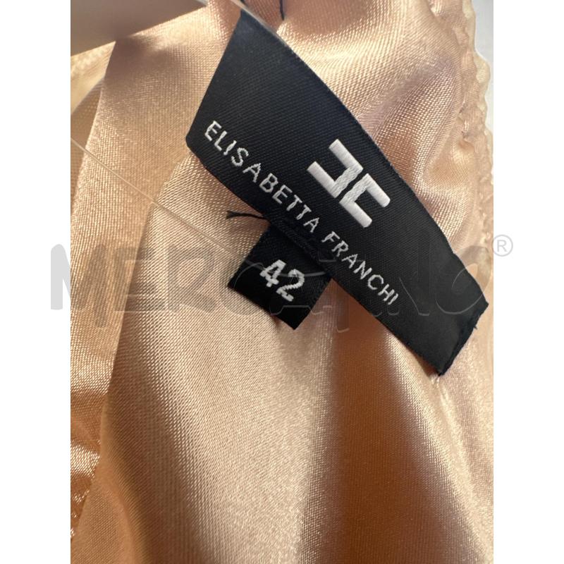 VESTITO DONNA ELISABETTA FRANCHI PIZZO BEIGE | Mercatino dell'Usato Molfetta 4