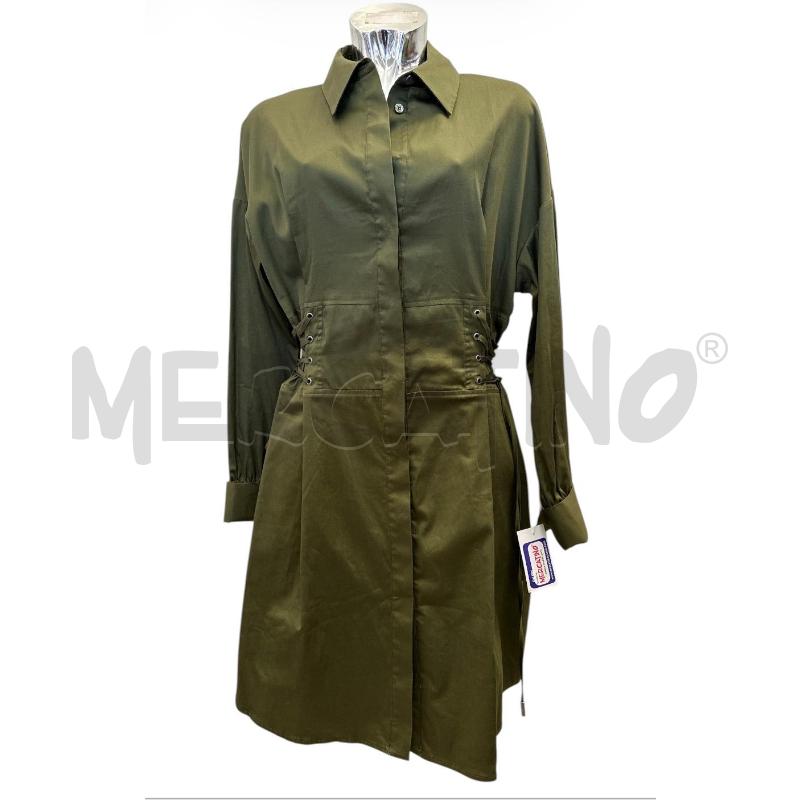 VESTITO DONNA GUESS VERDONE STRINGATO LATERALMENTE | Mercatino dell'Usato Molfetta 1