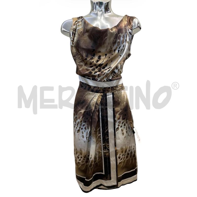 VESTITO DONNA HENRY COTTONS BEIGE FANGO E MARRONE | Mercatino dell'Usato Molfetta 1