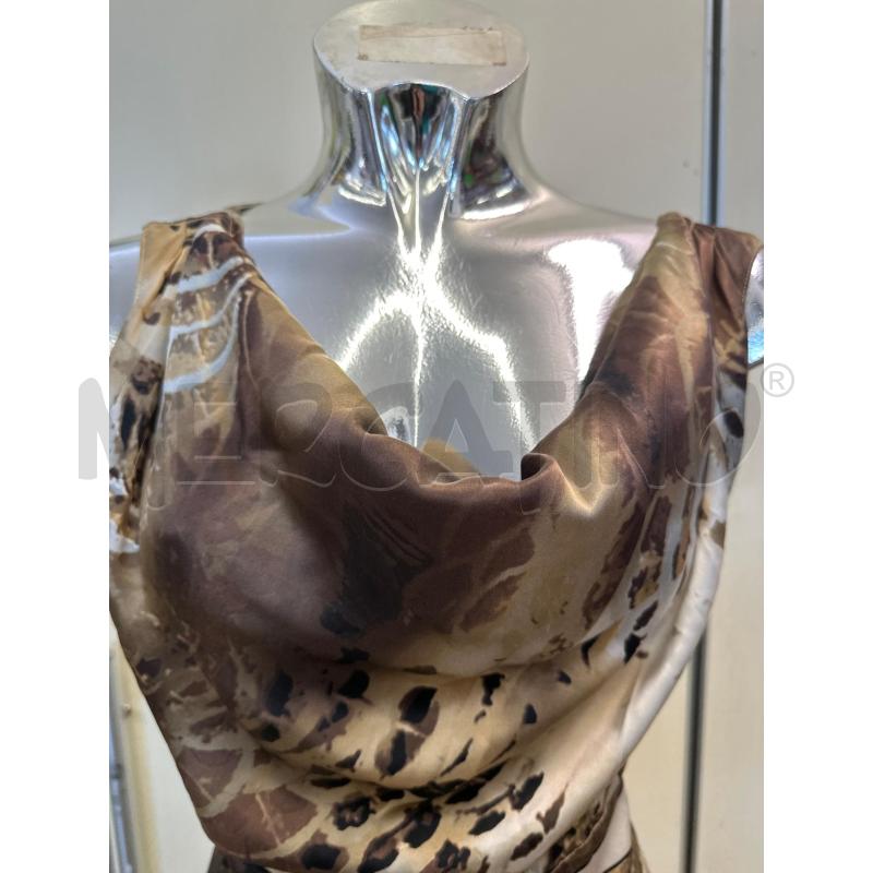 VESTITO DONNA HENRY COTTONS BEIGE FANGO E MARRONE | Mercatino dell'Usato Molfetta 2