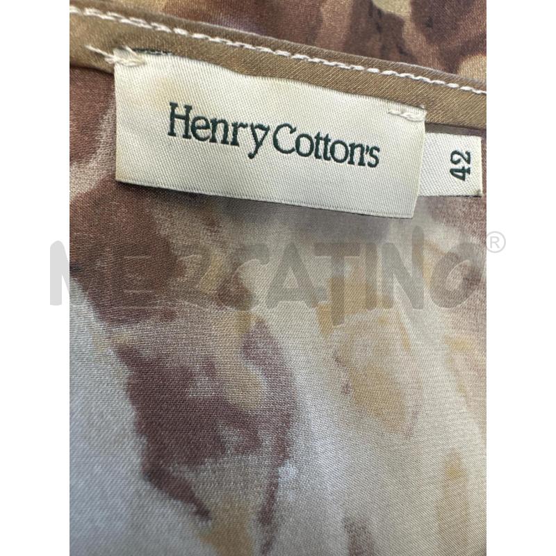 VESTITO DONNA HENRY COTTONS BEIGE FANGO E MARRONE | Mercatino dell'Usato Molfetta 3