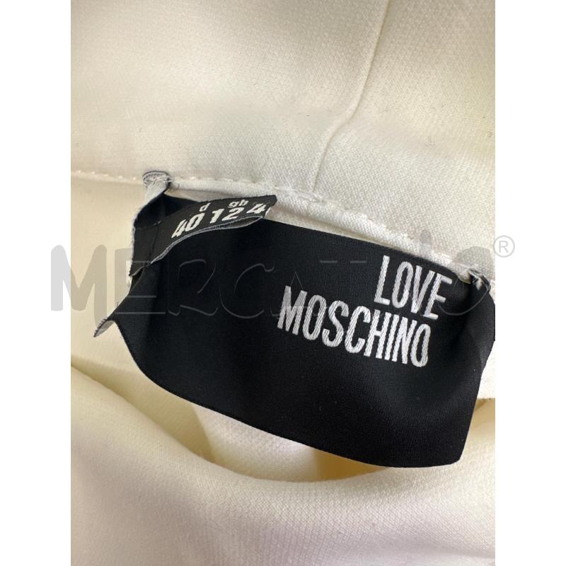 VESTITO DONNA LOVE MOSCHINO PANNA  | Mercatino dell'Usato Molfetta 4