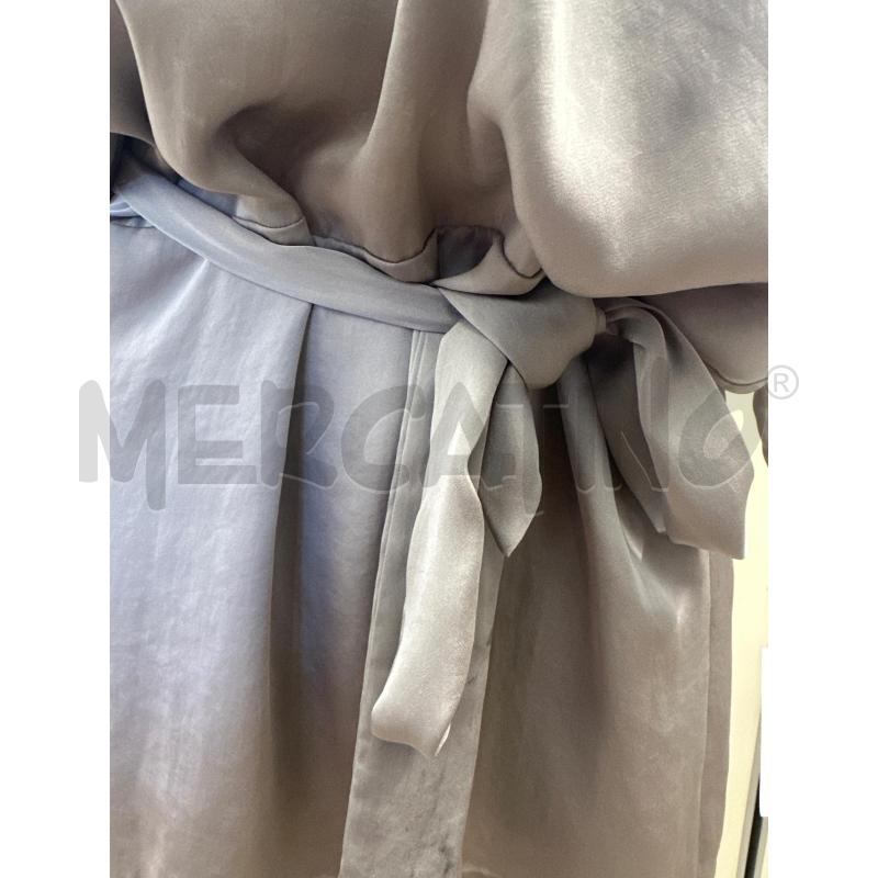VESTITO DONNA MAURO GRIFONI GRIGIO BOTTONI CINTURA  | Mercatino dell'Usato Molfetta 3