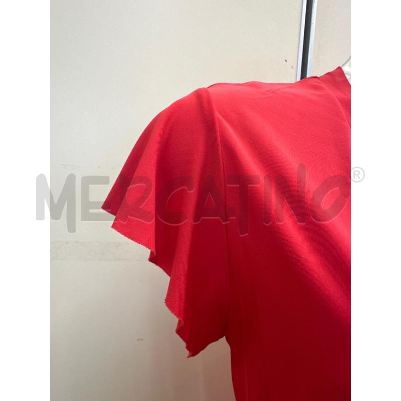 VESTITO DONNA MAX&CO CORALLO INCROCIO AVANTI | Mercatino dell'Usato Molfetta 4