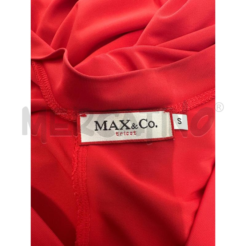 VESTITO DONNA MAX&CO CORALLO INCROCIO AVANTI | Mercatino dell'Usato Molfetta 5