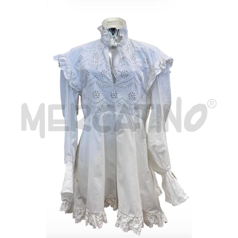 VESTITO DONNA PHILOSOPY LORENZO SERAFINI BIANCO E PIZZO SANGALLO | Mercatino dell'Usato Molfetta 1