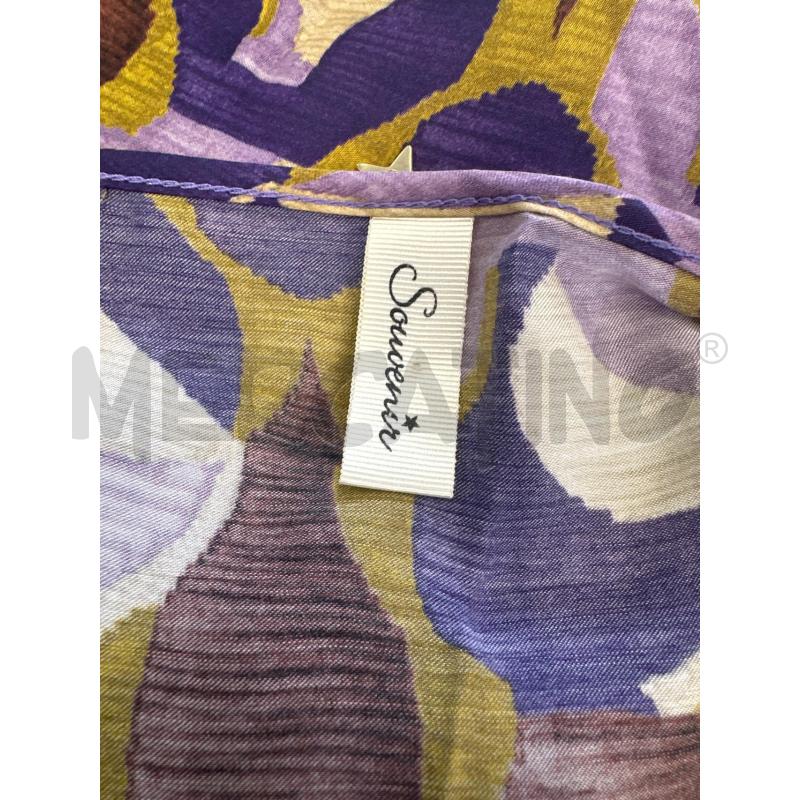 VESTITO DONNA SOUVENIR LILLA VIOLA MARRONE | Mercatino dell'Usato Molfetta 5