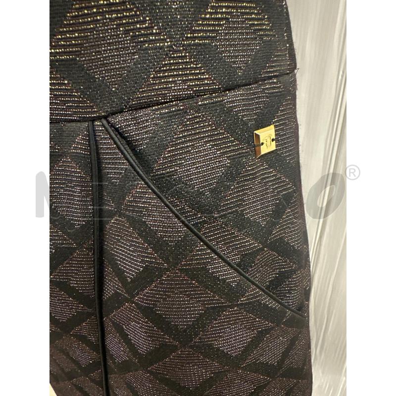 VESTITO DONNA TRUSSARDI DORATO NERO | Mercatino dell'Usato Molfetta 2