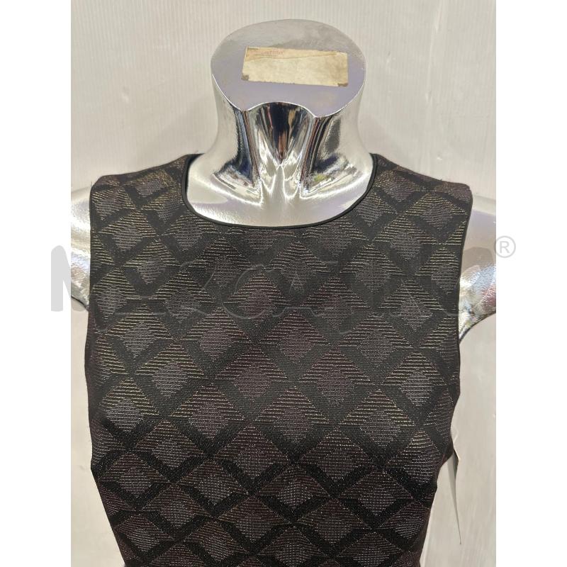 VESTITO DONNA TRUSSARDI DORATO NERO | Mercatino dell'Usato Molfetta 3