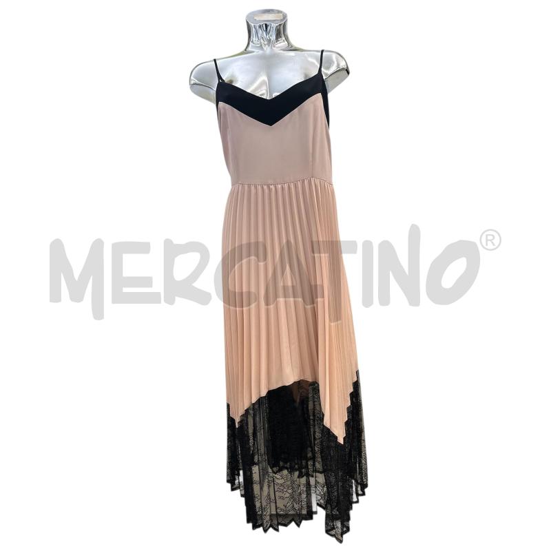 VESTITO DONNA TWINSET ROSA PROFILO PIZZO NERO | Mercatino dell'Usato Molfetta 1