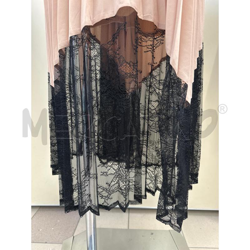 VESTITO DONNA TWINSET ROSA PROFILO PIZZO NERO | Mercatino dell'Usato Molfetta 3