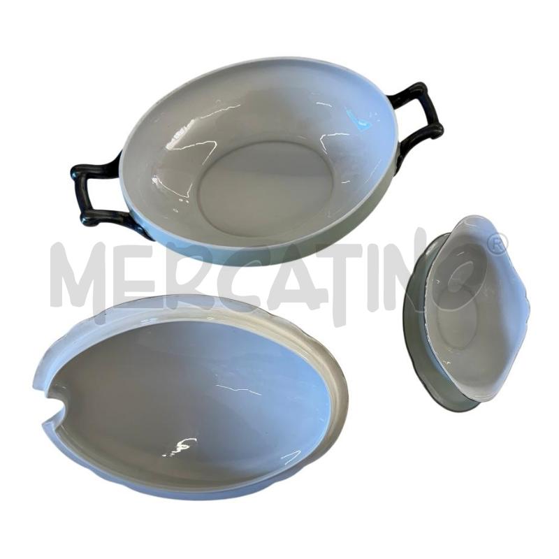 ZUPPIERA + SALSIERA BN VERDE VERBANO LAVENO MANICI ARGENTATI | Mercatino dell'Usato Molfetta 2