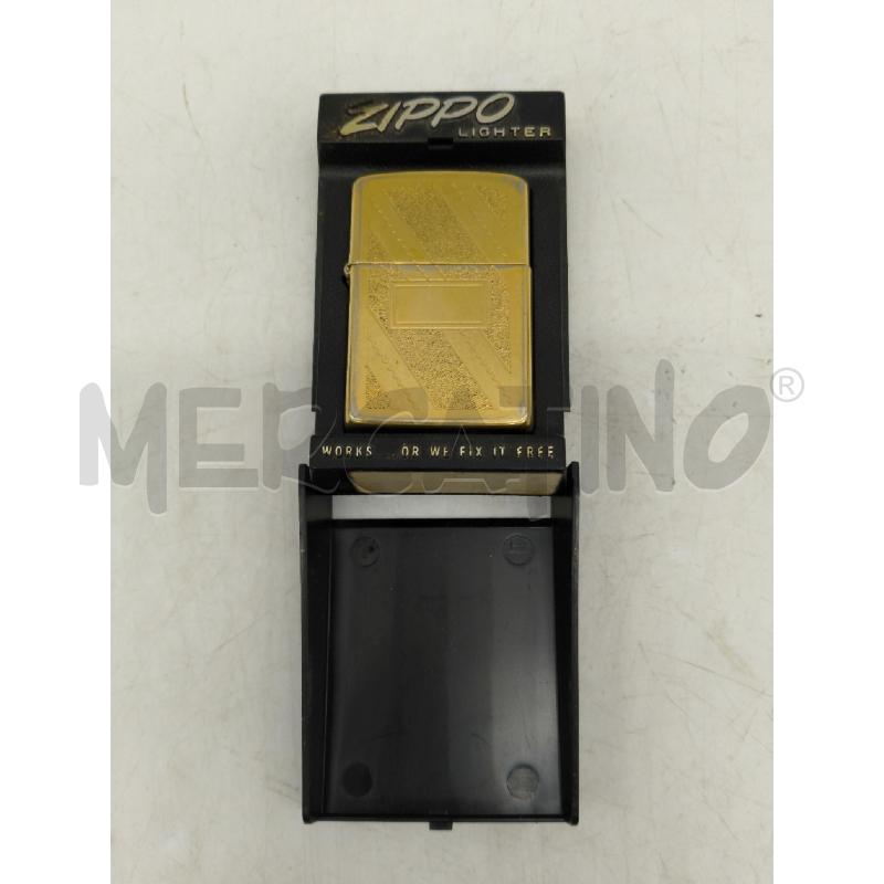 ACCENDINO ZIPPO GOLD PLATE ANNI 80 | Mercatino dell'Usato Sandigliano 1
