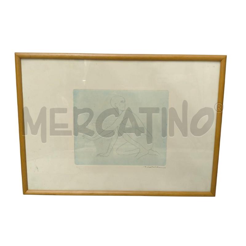 ACQUAFORTE FIGURA PLACIDO CASTALDI  | Mercatino dell'Usato Sandigliano 1