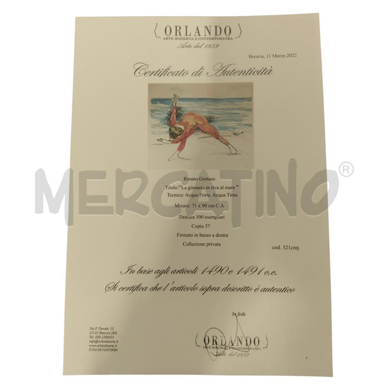 ACQUAFORTE LA GINNASTA GUTTUSO  | Mercatino dell'Usato Sandigliano 3