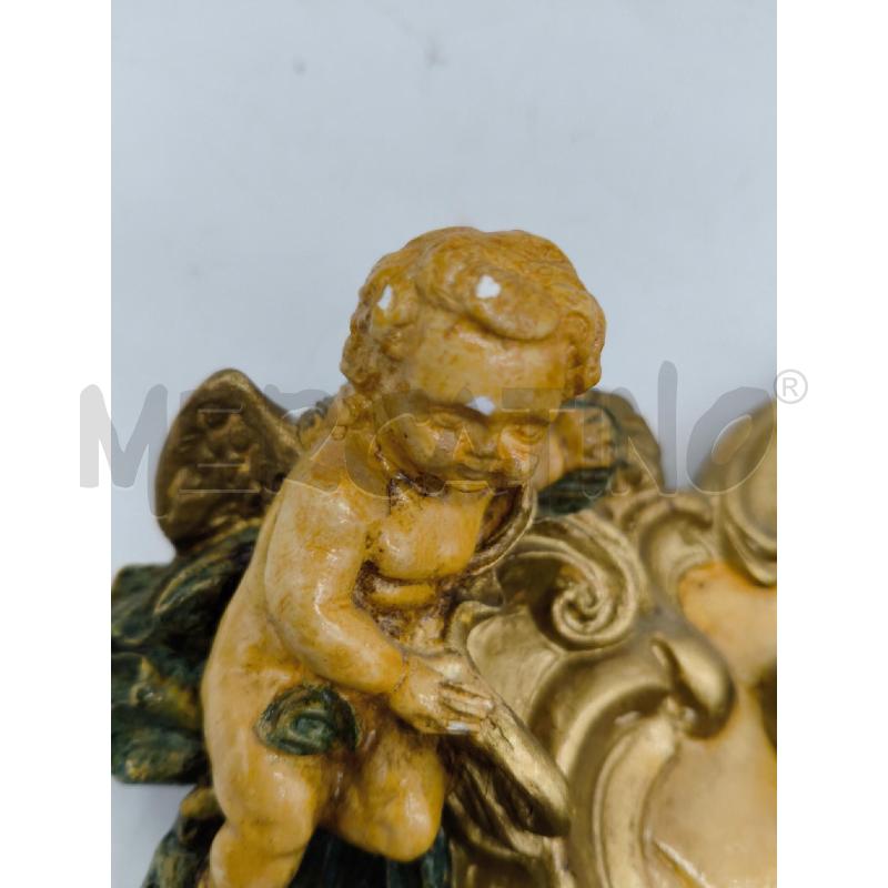 ACQUASANTIERA GESSO DIPINTO PUTTI | Mercatino dell'Usato Sandigliano 5