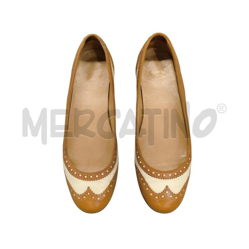 BALLERINA 36/37 MARRONE E BIANCA  | Mercatino dell'Usato Sandigliano 2