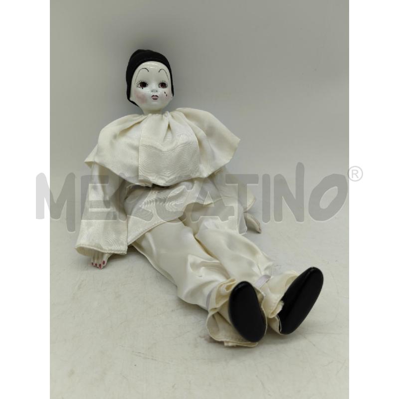 BAMBOLA PIERROT CERAMICA G. DONATI CREAZIONI FAENZA | Mercatino dell'Usato Sandigliano 1