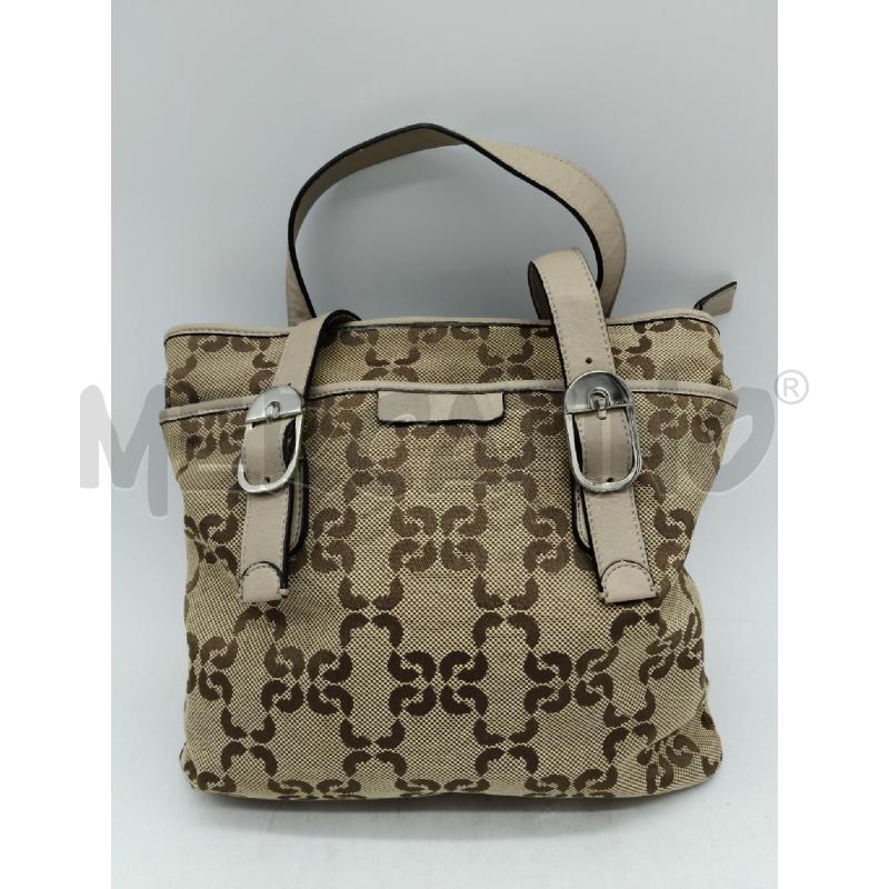 BORSA COCCINELLE BEIGE E MARRONE  | Mercatino dell'Usato Sandigliano 1