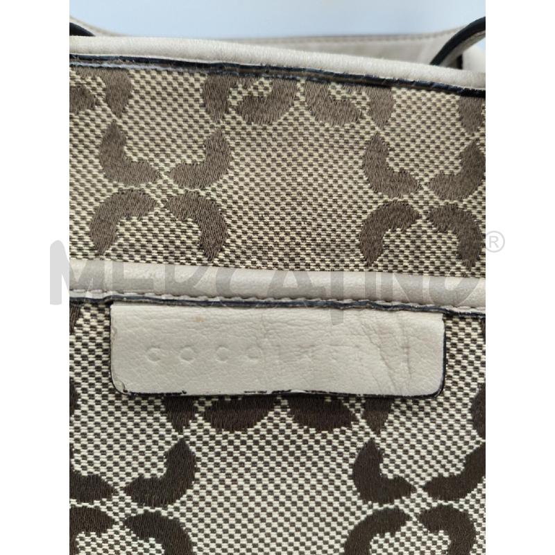 BORSA COCCINELLE BEIGE E MARRONE  | Mercatino dell'Usato Sandigliano 5