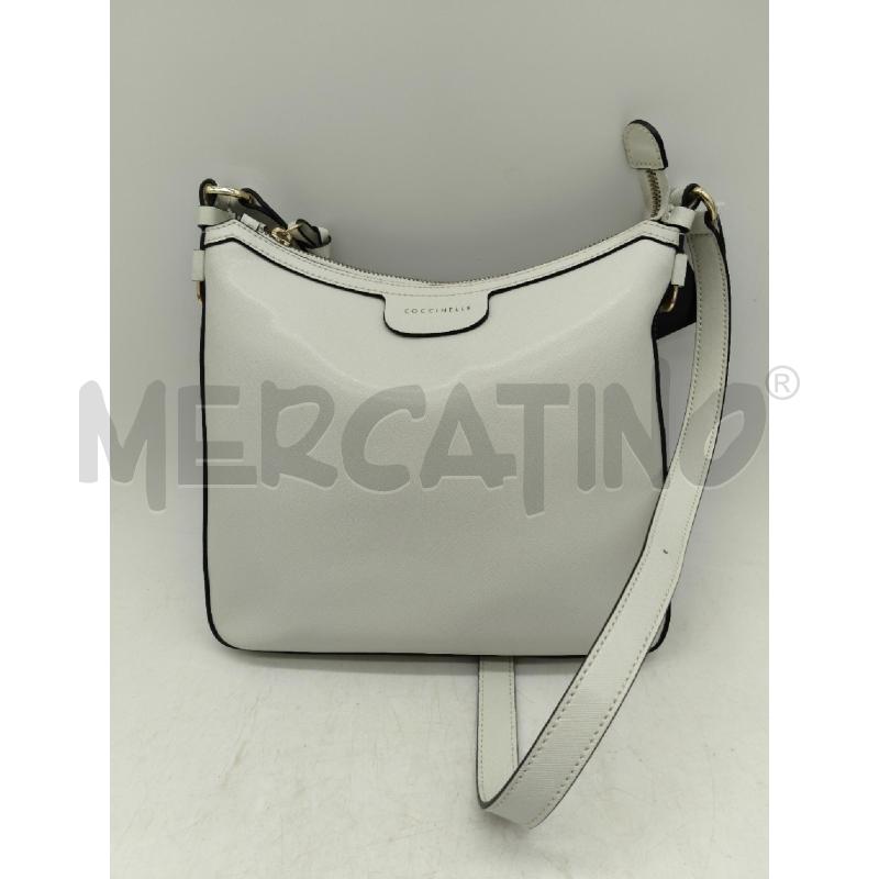 BORSA COCCINELLE BIANCA TRACOLLA | Mercatino dell'Usato Sandigliano 1