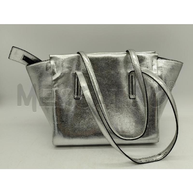 BORSA D.CALVIN KLEIN ARGENTATA LUCIDA | Mercatino dell'Usato Sandigliano 2