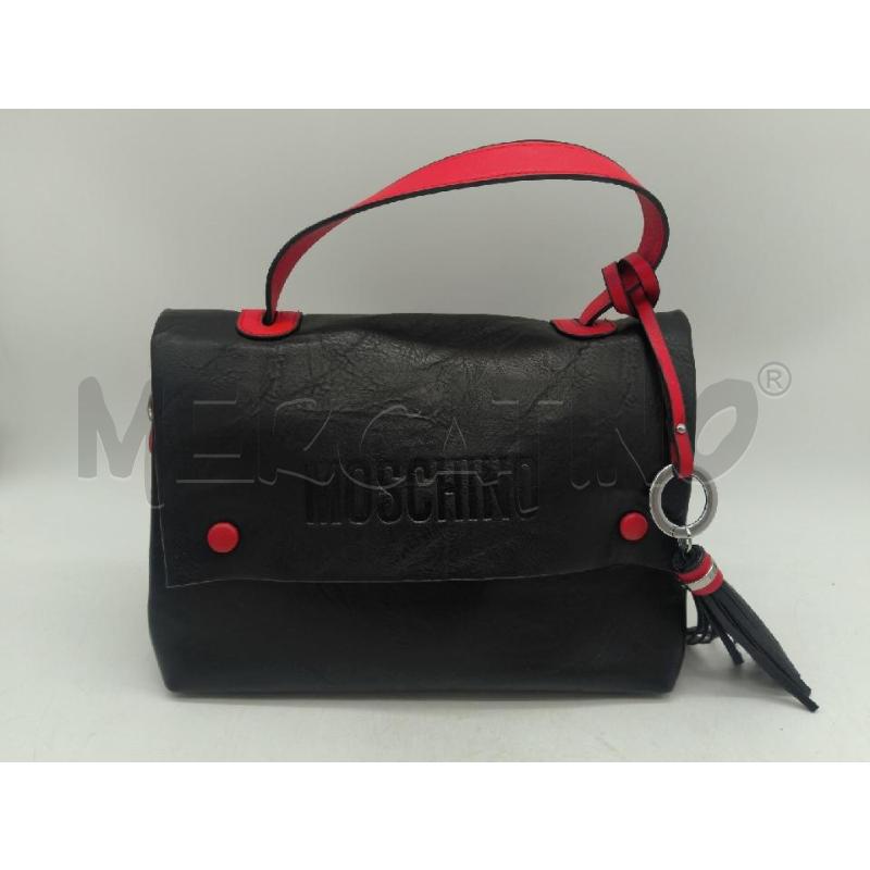 BORSA D. MOSCHINO NERA E ROSSA | Mercatino dell'Usato Sandigliano 1