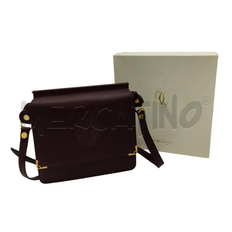 BORSA DONNA CARTIER BORDEAUX  | Mercatino dell'Usato Sandigliano 1