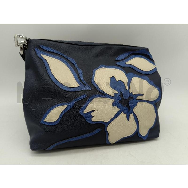 BORSA MARELLA TRACOLLA BLU FIORE BEIGE | Mercatino dell'Usato Sandigliano 1