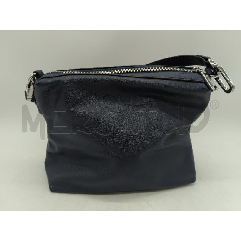BORSA MARELLA TRACOLLA BLU FIORE BEIGE | Mercatino dell'Usato Sandigliano 2