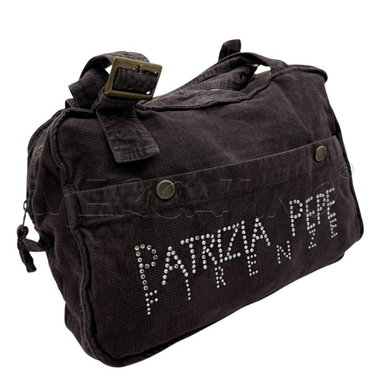 BORSA PATRIZIA PEPE MARRONE STRASS | Mercatino dell'Usato Sandigliano 2