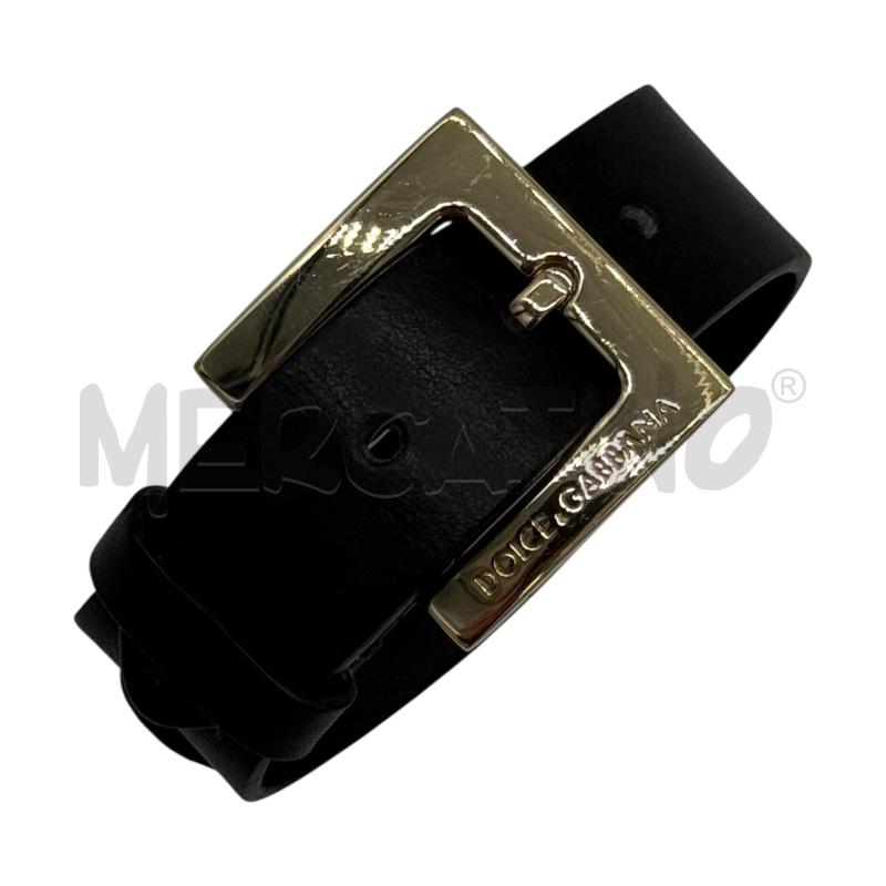 BRACCIALE DOLCE & GABBANA CUOIO LOGO | Mercatino dell'Usato Sandigliano 3