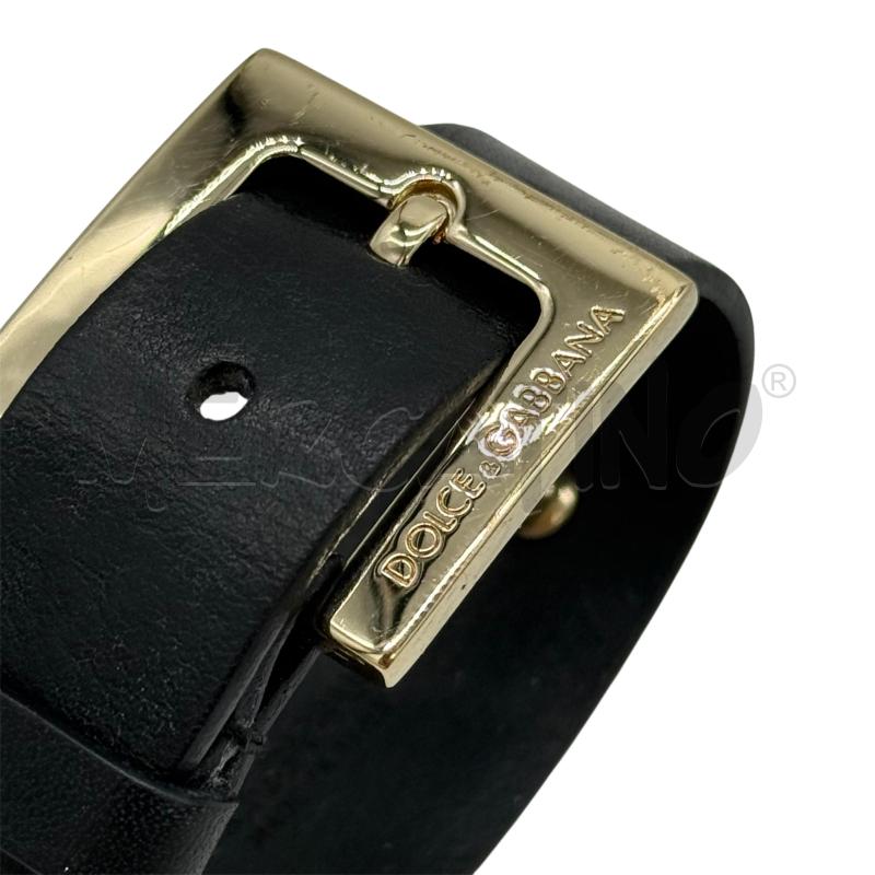 BRACCIALE DOLCE & GABBANA CUOIO LOGO | Mercatino dell'Usato Sandigliano 4